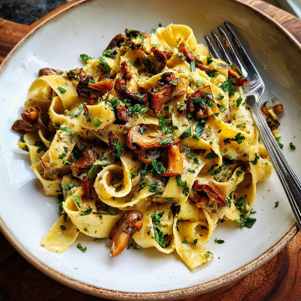 Romantic Mushroom Tagliatelle