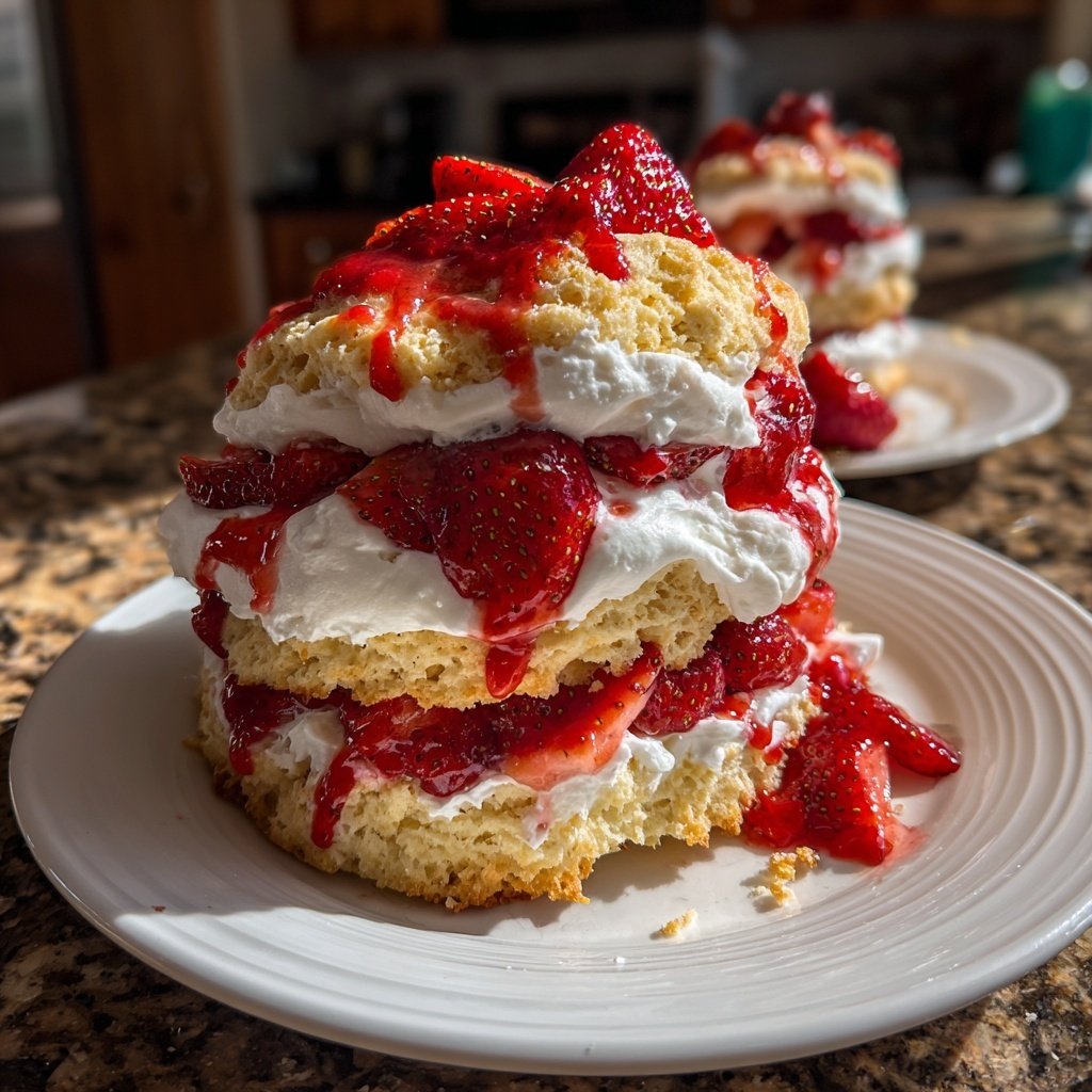 Classic Strawberry Shortcake From Scratch