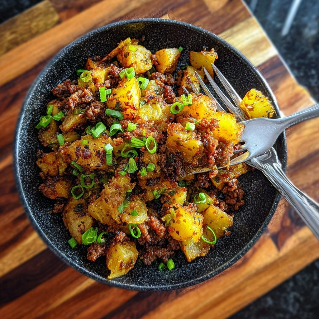 Hamburger Meat And Potato Hash
