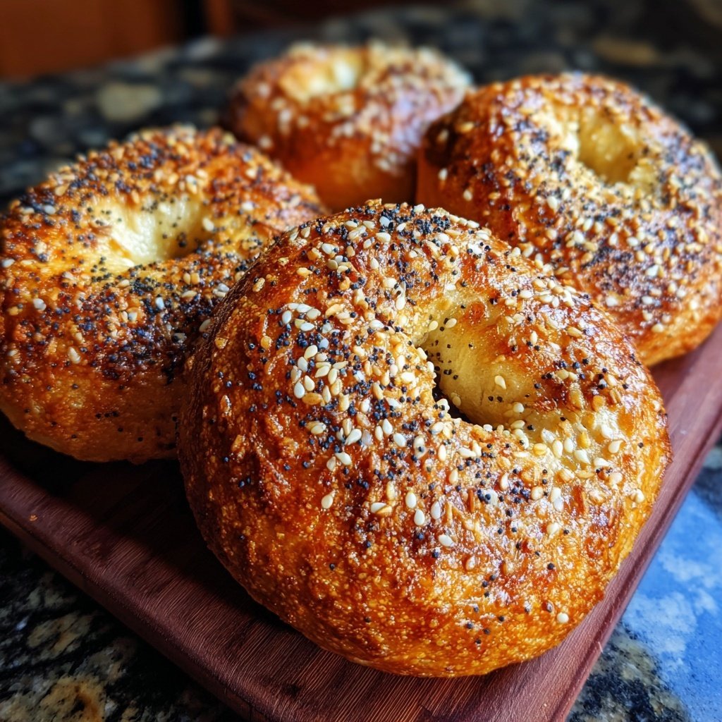 Soft Oven Baked Bagels