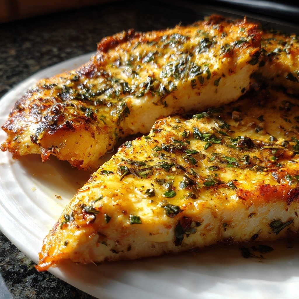 Baked Chicken Breast with Garlic Butter