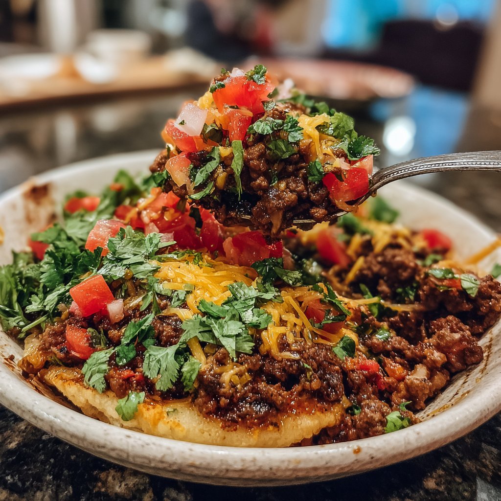 Easy Ground Beef Taco Skillet