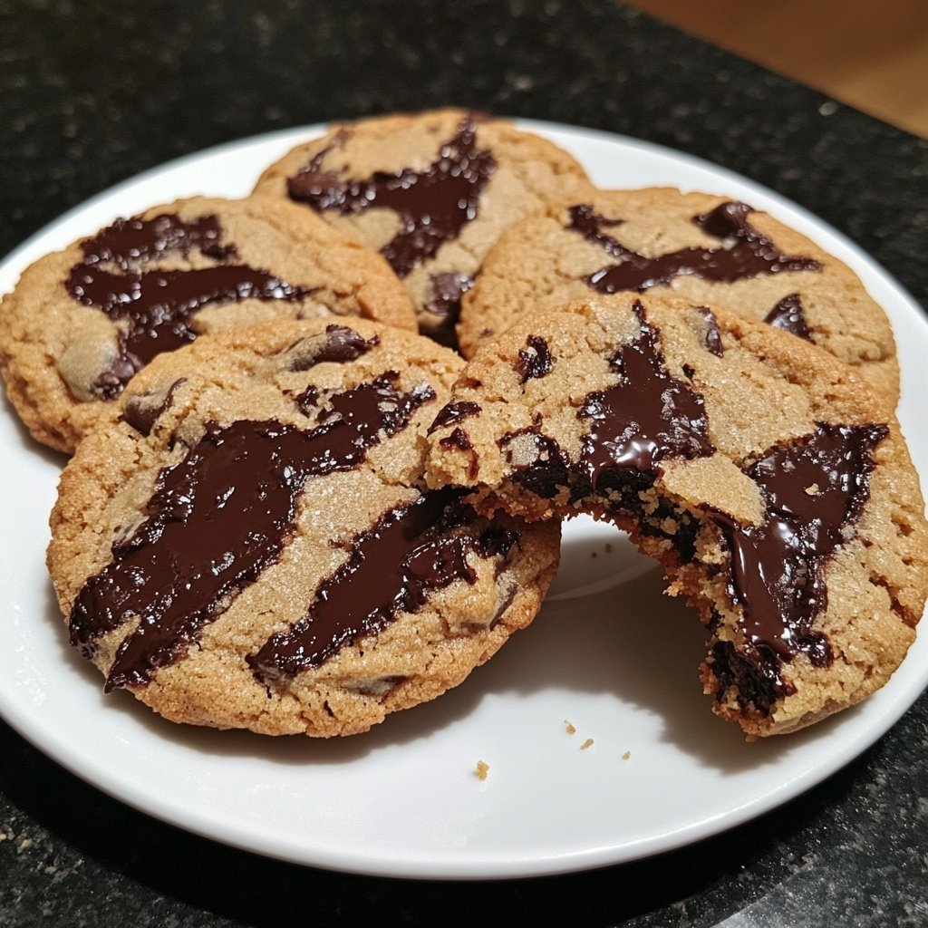 Crispy and Chewy Chocolate Chip Cookies