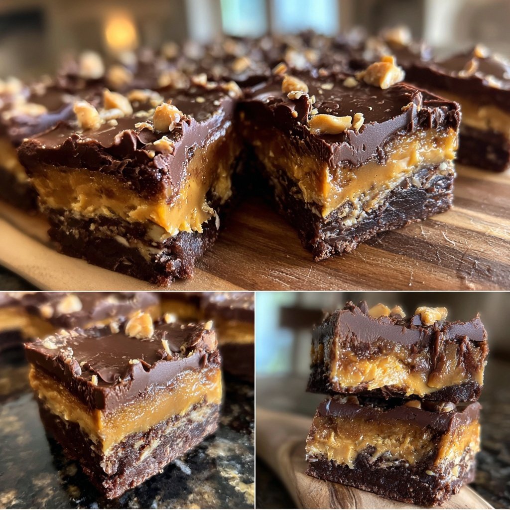 Chocolate Peanut Butter Squares