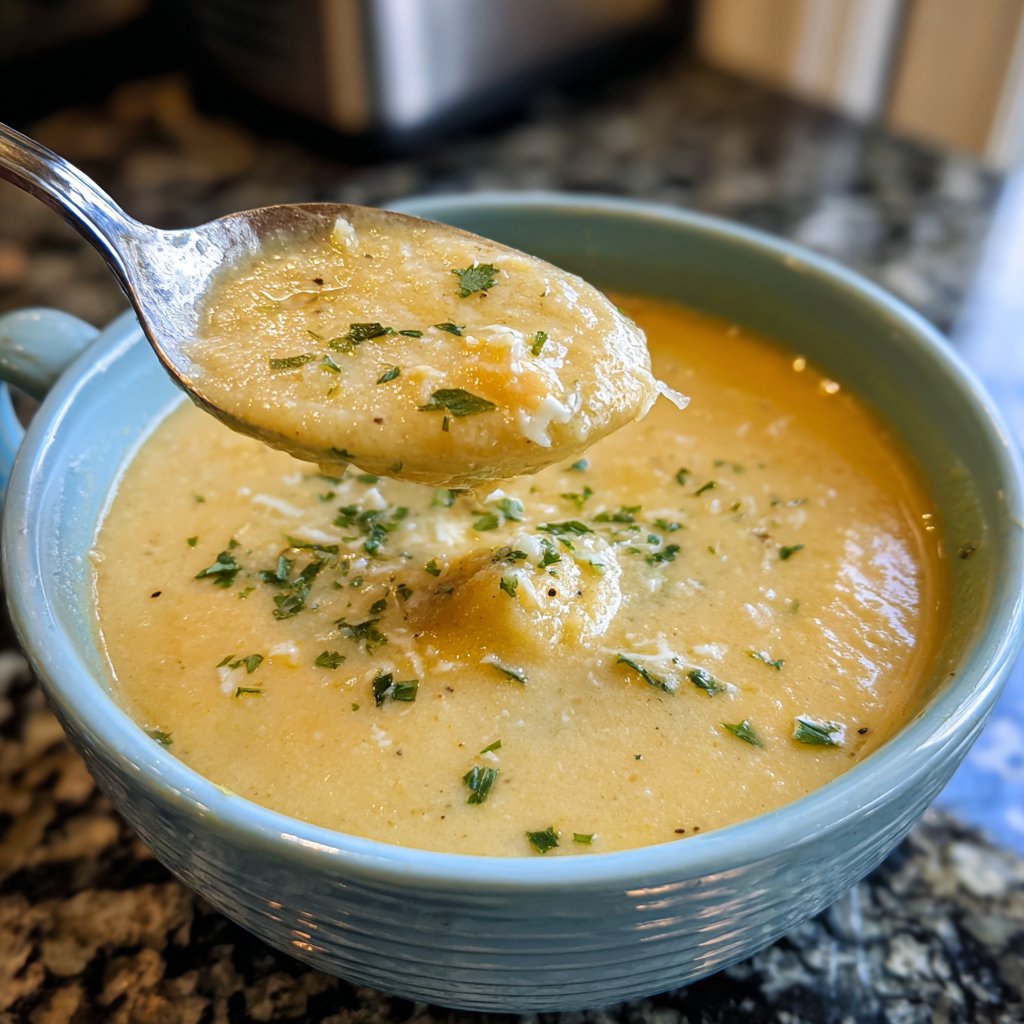 Creamy Lemon Chickpea Soup