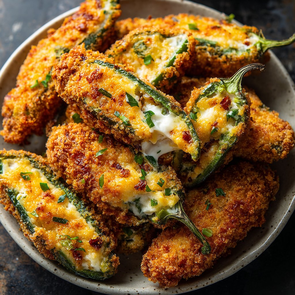 Jalapeno Poppers with Creamy Ranch Filling