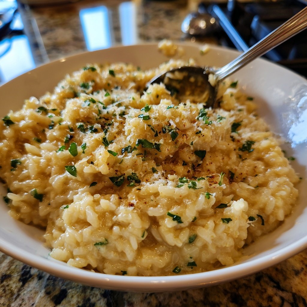 Romantic Roasted Garlic Risotto