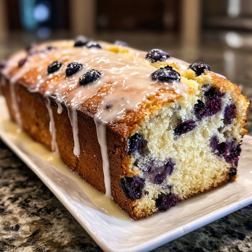 Baking & Desserts Lemon Blueberry Loaf Cake