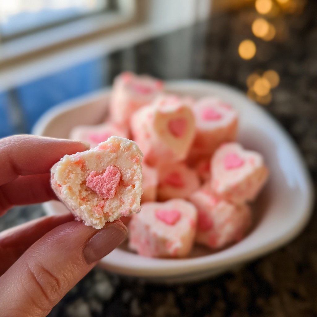 Valentines Snacks Strawberry Yogurt Bites